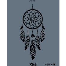 Aesco Rich New Seri N-448 Stencil 35X25 cm