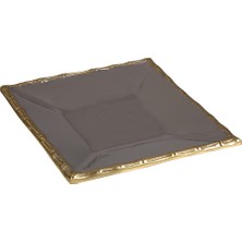Evdema Yeşil Servis Tabağı 25*25*2 cm