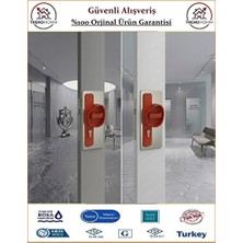 Vaelmont Okul Tipi Pvc Güvenlikli Iç Kapı Kolu - Güvenli ve Bariyerli Tasarım Koruyucu ve Kilit