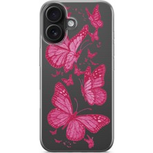 Moonset Iphone 17 Uyumlu Baskılı Yumuşak Silikon Şeffaf Telefon Kılıfı
