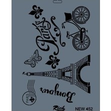 Aesco Rich New Seri N-452 Stencil 35X25 cm
