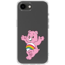 Moonset Iphone 16E Uyumlu Baskılı Yumuşak Silikon Şeffaf Telefon Kılıfı