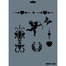 Aesco Rich New Seri N-192 Stencil 35X25 cm