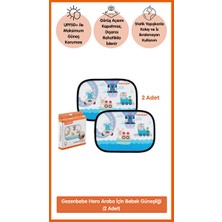 UltraNova Vaelmont Koruyucu Yan Cam Bebek Güneşliği – Statik Yapışkan ve Uv Koruma Oto Güneşlik Perde