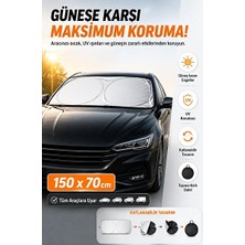 Vaelmont Katlanabilir Isı Yansıtıcı Ön Cam Güneşlik Oto Güneşlik Perde