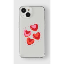 Moonset Iphone 15 Uyumlu Baskılı Yumuşak Silikon Şeffaf Telefon Kılıfı