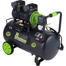 Hais 50 Lt 1.5 Hp Sessiz Yağsız Hava Kompresörü