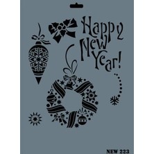Aesco Rich New Seri N-223 Stencil 35X25 cm