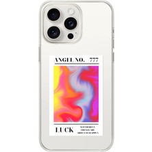 Moonset Iphone 16 Pro Uyumlu Baskılı Yumuşak Silikon Şeffaf Telefon Kılıfı