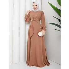 Rd Misstanbul Collection Medine Ipeği Tokalı Elbise