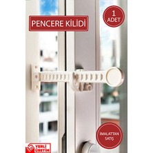 Vaelmont Tekli Pencere Güvenlik Emniyet Kilidi Bebek ve Çocuklar Için Koruyucu ve Kilit
