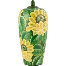 Evdema Seramik Dekoratif Vazo 21*21*46 cm