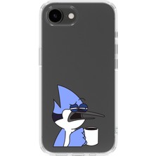 Moonset Iphone 16E Uyumlu Baskılı Yumuşak Silikon Şeffaf Telefon Kılıfı