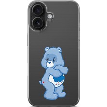 Moonset Iphone 16 Uyumlu Baskılı Yumuşak Silikon Şeffaf Telefon Kılıfı