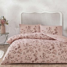 Taç Sorel Ranforce Çift Kişilik Nevresim Takımı Pembe