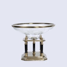 Evdema Vitale Metal Cam Ayaklı Kase 33*33*24 cm