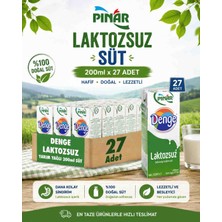 Pınar Laktozsuz Süt 200 ml x 27 Adet