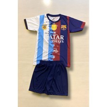 North Babıl Arjantin x Barcelona Mix Messi Çocuk Forma