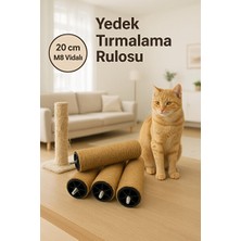 Vaelmont Yedek Jüt Rulo Tırmalama Ipi - Uzun Ömürlü ve Pratik Kullanım Kedi Tırmalaması
