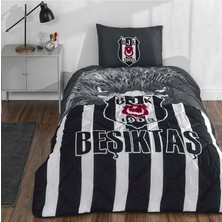 Taç Lisanslı Bjk Şanslı Kartal Tek Kişilik Yorgan Seti