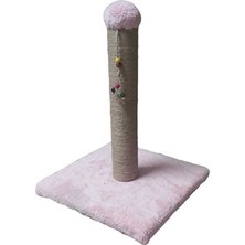 Vaelmont Müşteri Memnuniyetli Tırmalama Platformu - Hediye Pembe Renkli Kedi Tırmalaması