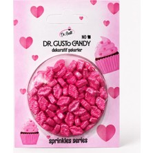 Dr. Gusto Pembe Dudak Şekilli Pasta Süsleme Şekeri