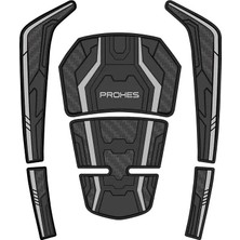 Kaly Honda Forza 250 Tank Pad Kauçuk Siyah-Gri
