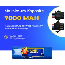 Ümit Maker Mamibot Exvac 890 7000 Mah 14.4V Robot Süpürge Batarya