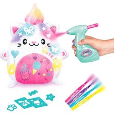Canal Toys Airbrush Plush Kawaii Kitty Peluş Boyama Seti