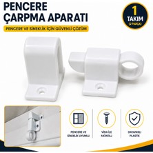 DESIPHON Pimapen Vasistas Çarpma Dilli Pencere Kilidi Banyo Tuvalet Pvc Kilit 1 Adet