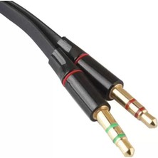 Bezos Kulaklık Mikrofon Ayırıcı Çevirici Switch Splitter 3.5mm