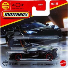 Hot Wheels Matchbox - 2023 Chevy Corvette Z06 Convertible - Siyah (1/64) 2025 Üretim - JBN76