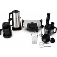 Schafer Kea Elektro Mega Ev Aletleri 4 Lü SET-INOX05 (Keyf I Kahve)
