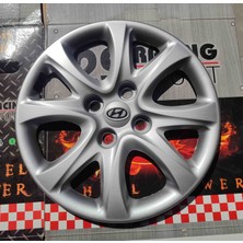 Yk 14 Inç Hyundai Accent Blue Uyumlu Jant Kapağı 4'lü Takım Amblem Hediyeli