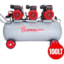 Catpower Sessiz ve Yağsız Kompresör 6hp 100LT