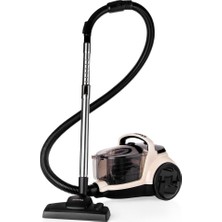 Schafer Vortex Toz Torbasız Elektrikli Süpürge-Krem/siyah