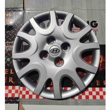Yk 14 Inç Hyundai I20 Uyumlu Jant Kapağı 4'lü Takım Amblem Hediyeli