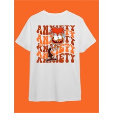 Touz Ters Yüz Karakterler Ön Arka Baskı  Unisex T-Shirt