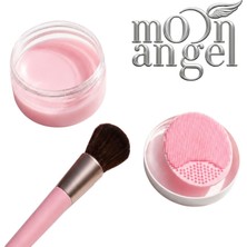 Moon Angel Makyaj Fırçasını ve Süngerini Temizleme Sabunu Seti ve Silikon Matı Hediyeli 70 gr