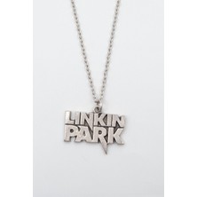 IDR Linkin Park Gümüş Kaplama Düz Zincir Kolye
