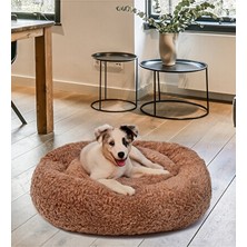 Orvessa Peluş Yumuşak Köpek Yatağı Büyük ve Küçük Irklar Için Rahat Uyku Kedi ve Köpek Yatağı