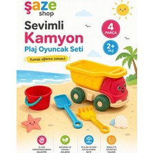 Orvessa Sevimli Kamyon ve Kum Oyuncak Seti ile Yaratıcı Oyunlar Plaj Oyuncakları