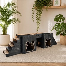 Orvessa Ikili Tavşan Evi ve Oyun Alanı, Sevimli ve Güvenli Yaşam Merkezi Kedi ve Köpek Yatağı