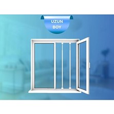 Orvessa Uzun Pencereler Için Ayarlanabilir Güvenlik Kilidi - 2 Adet Koruyucu ve Kilit