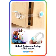 Orvessa Mutfak ve Buzdolabı Güvenlik Kilidi, Çocuklar Için Pratik Çözüm Koruyucu ve Kilit