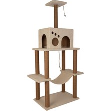 Orvessa Tower Xxl Kedi Tırmalama Platformu ile Güçlü ve Eğlenceli Tırmalama Alanı Kedi Tırmalaması