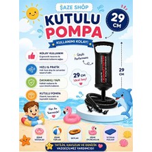 Orvessa Çift Yönlü El Pompası ile Hızlı Şişirme, Yatak ve Havuzlar Için Uygun Plaj Oyuncakları