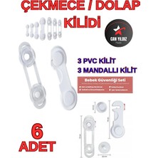 Orvessa Çocuk Güvenlik Çok Amaçlı Kilit ve Mandallı Koruma Sistemi Koruyucu ve Kilit