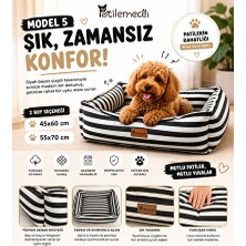 Orvessa Dikdörtgen Model 5 Kedi ve Köpek Yatağı, Pratik ve Konforlu