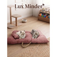 Orvessa Lux Nubuk Evcil Hayvan Minderi ile Lüks ve Rahat Uyku Kedi ve Köpek Yatağı